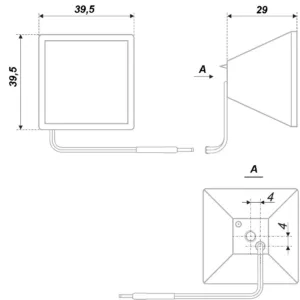 Мебельная ручка RC300CP/WWL.4