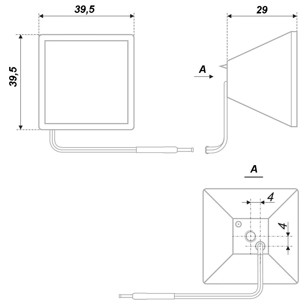 Мебельная ручка RC300CP/WWL.4