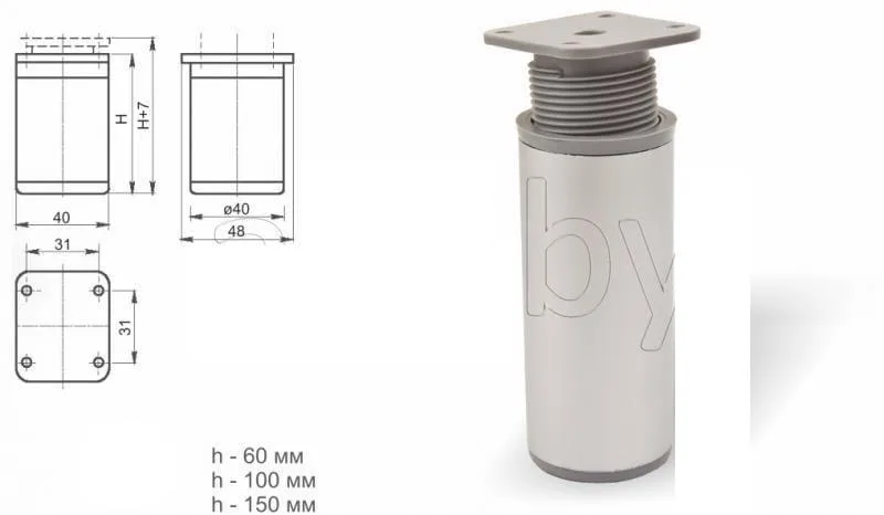 Опора DAP-77 Н-60 от LEMAX в Минске | Купить по выгодной цене Опора DAP-77 Н-60 от LEMAX в Минске | Купить по выгодной цене