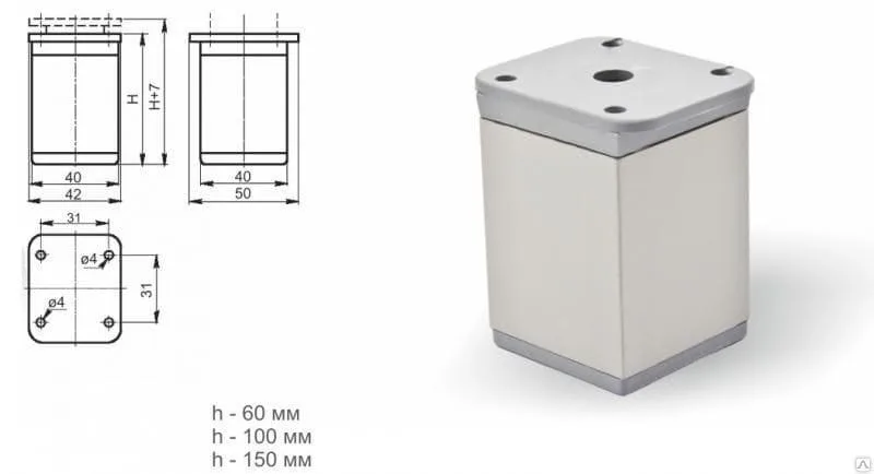 Опора DAKP-27 Н-60 от LEMAX в Минске Опора DAKP-27 Н-60 от LEMAX в Минске