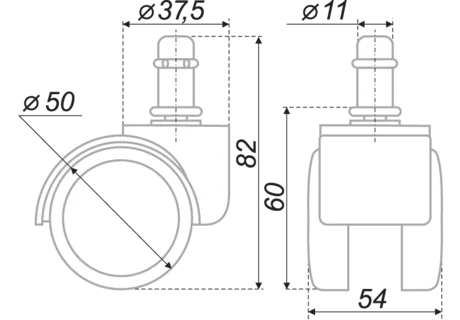 Колесо офисное штифт д.11 от LEMAX | купить в Минске, в Беларуси Колесо офисное штифт д.11 от LEMAX | купить в Минске, в Беларуси