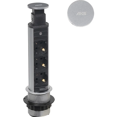 Выдвижной удлинитель VULCAN 3 розетки от AKS