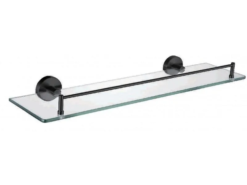 полка для ванной LEDEME L71707B изображение полки для ванной L71707B из стекла и металла |