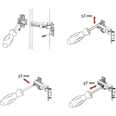 Петля угловая -45 градусов
