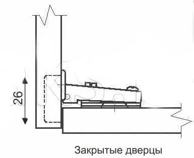 деталь петли крупным планом |