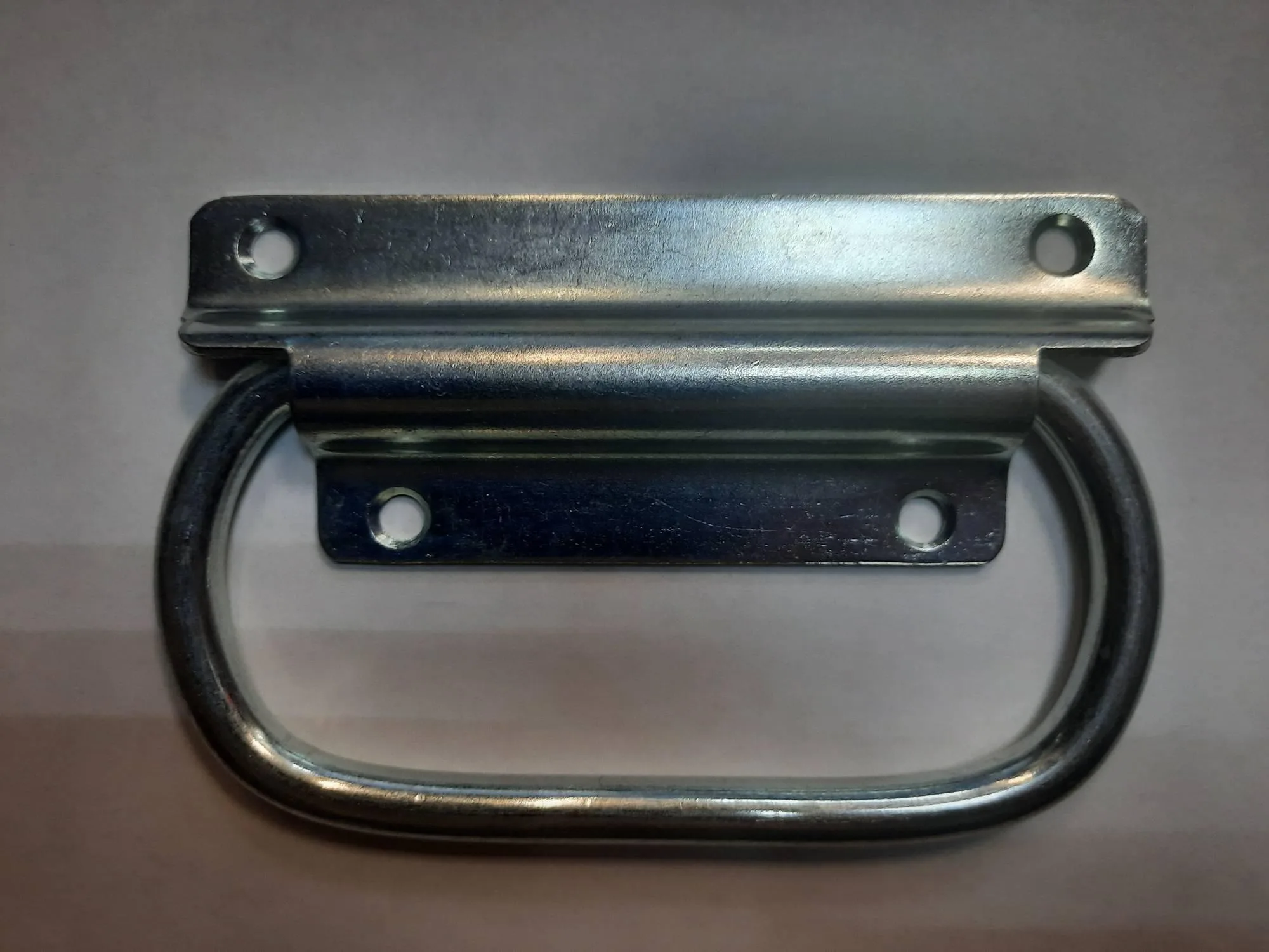 откидная ручка МЕТАЛЛИСТ, цинк изображение откидной ручки из оцинкованной стали |