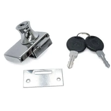 Детали замка 409 для стеклянных дверей Детали замка крупным планом|