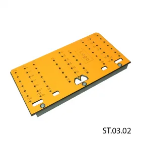 Мебельный шаблон для разметки ручек изображение мебельного шаблона для разметки ручек малого размера|