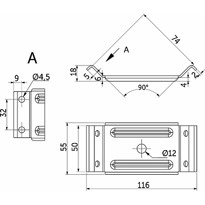 Процесс монтажа стяжки для стола. Стяжка для стола в разобранном виде