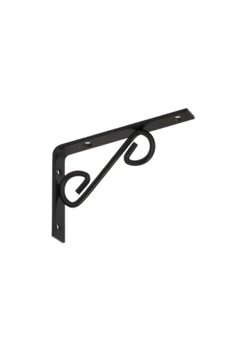 Полкодержатель WOP 125*250 чёрный изображение полкодержателя WOP 125*250 чёрного цвета|