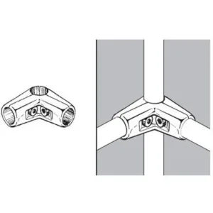 579 Соединитель трех труб д.25