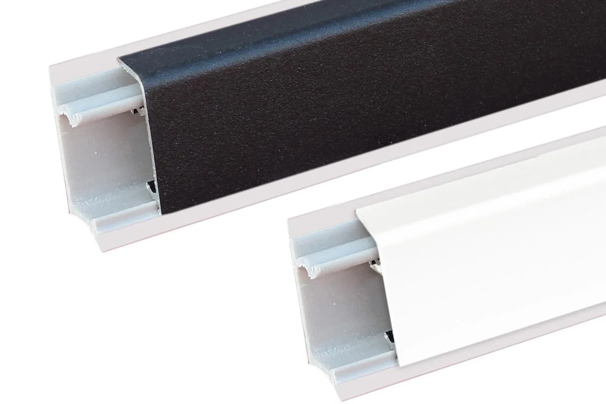 Плинтус алюминиевый КВАДРО чёрный купить в Минске Плинтус алюминиевый КВАДРО чёрный купить в Минске