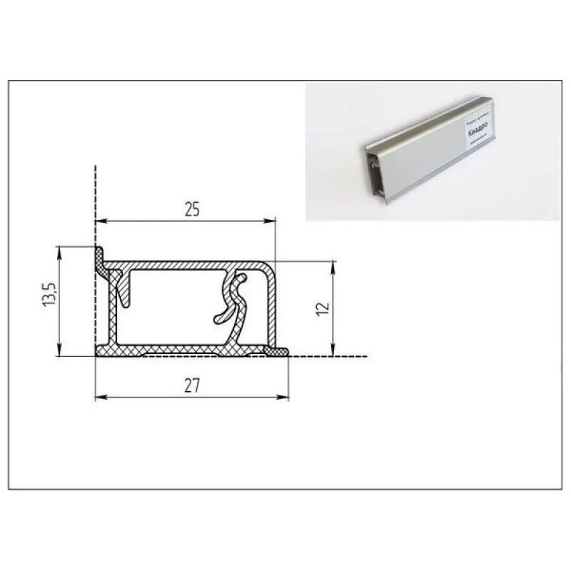 Плинтус алюминиевый КВАДРО чёрный купить в Минске Плинтус алюминиевый КВАДРО чёрный купить в Минске