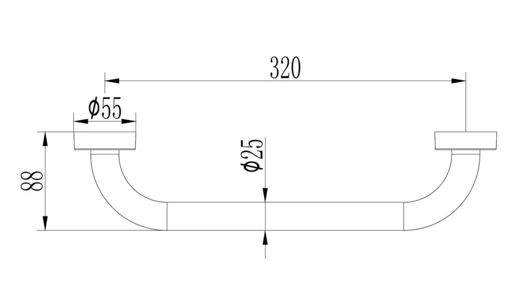 Поручень Ledeme L1718