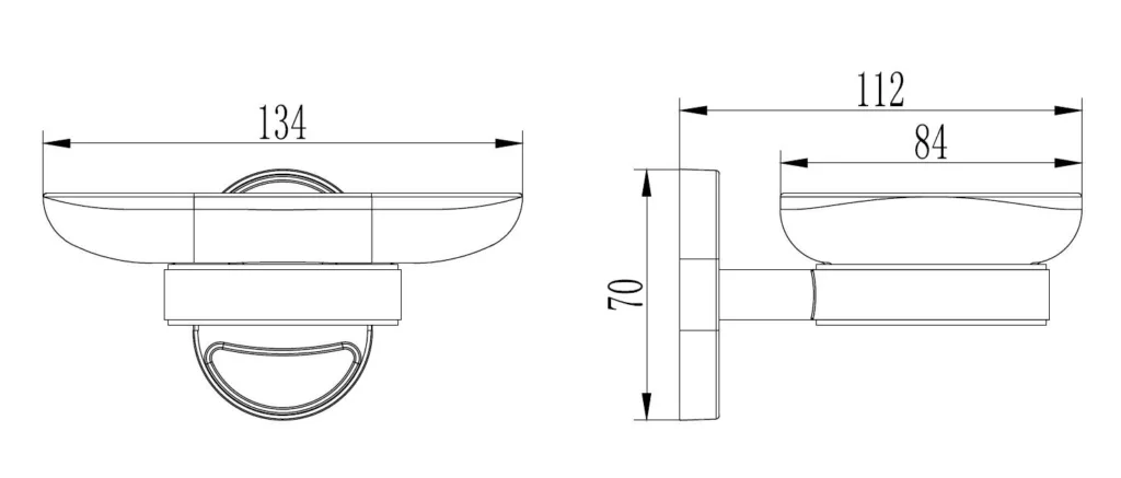 Мыльница S-007059  L1902
