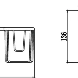 Держатель для туалетной бумаги S-L07051 L1903-1