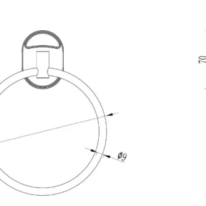 Держатель для полотенец S-007060 L1904