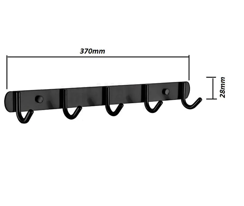 Крючки для ванной Ledeme L70201В-5 крупным планом. Крупный план крючков