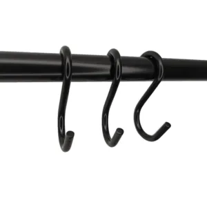 Крючок на рейлинг малый черный