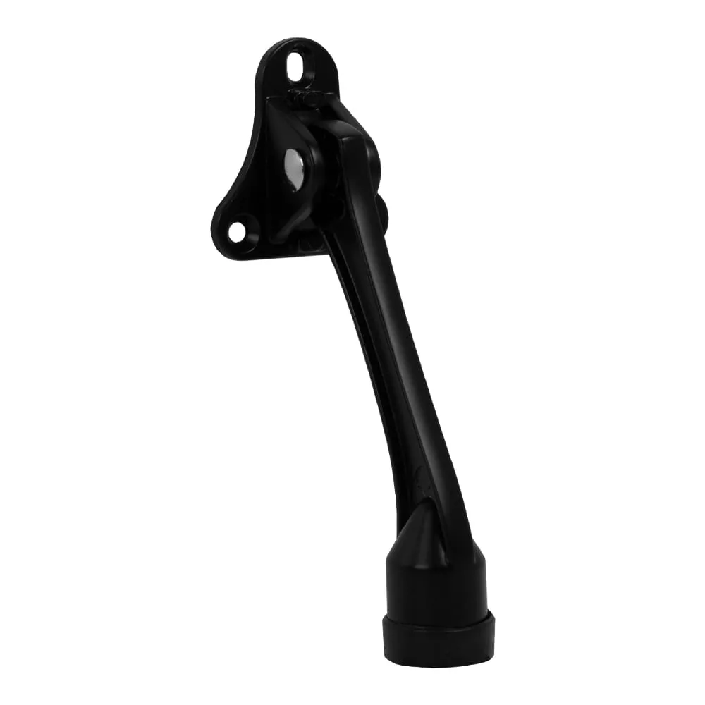 Упор дверной "козья ножка" черный