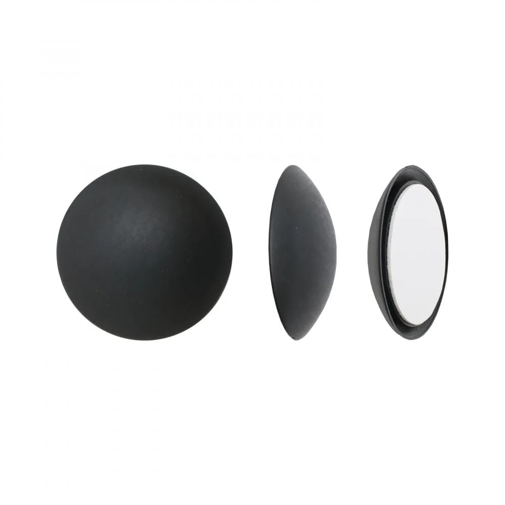 Отбойник настенный мягкий на скотче 6 см черный