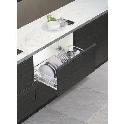 Сушка для посуды LEMAX FLAT LINE 600 мм в нижнюю базу с доводчиком, хром Сушка для посуды LEMAX FLAT LINE 600 мм в нижнюю базу с доводчиком, хром