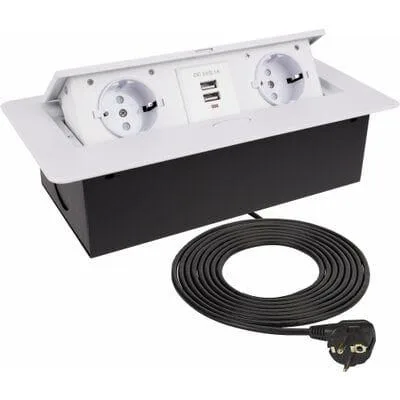 Выдвижной удлинитель с проводом Изображение выдвижного удлинителя с проводом|