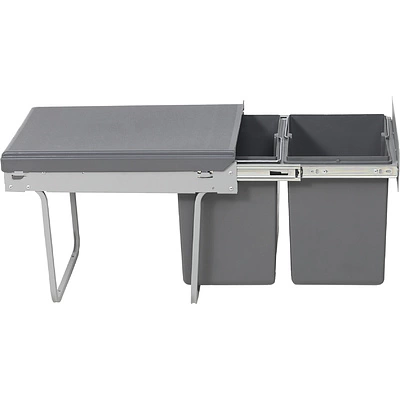 Мусорные контейнеры выдвижные 400 2*18 литров