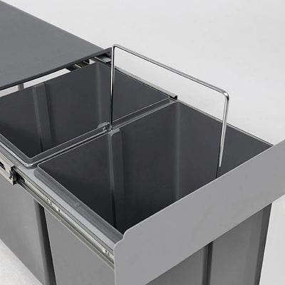 Мусорные контейнеры выдвижные 400 2*18 литров