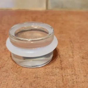 Упор дверной 3 см силиконовый самоклеящийся прозрачный