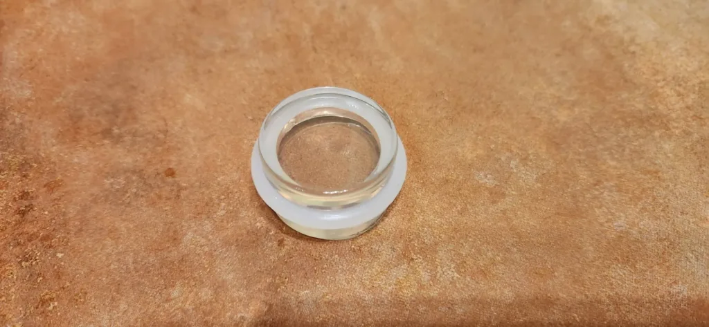 Упор дверной 3 см силиконовый самоклеящийся прозрачный