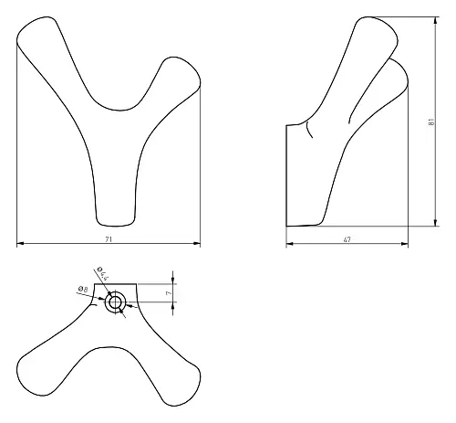 Колесо мебельное GIRA д. 60 мм серое + хром без тормоза Колесо мебельное GIRA д. 60 мм серое + хром без тормоза