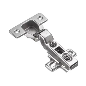 Петля полунакладная GTV БЕЗ пружины с ответной планкой H-0 45мм без еврошурупа CLIPON