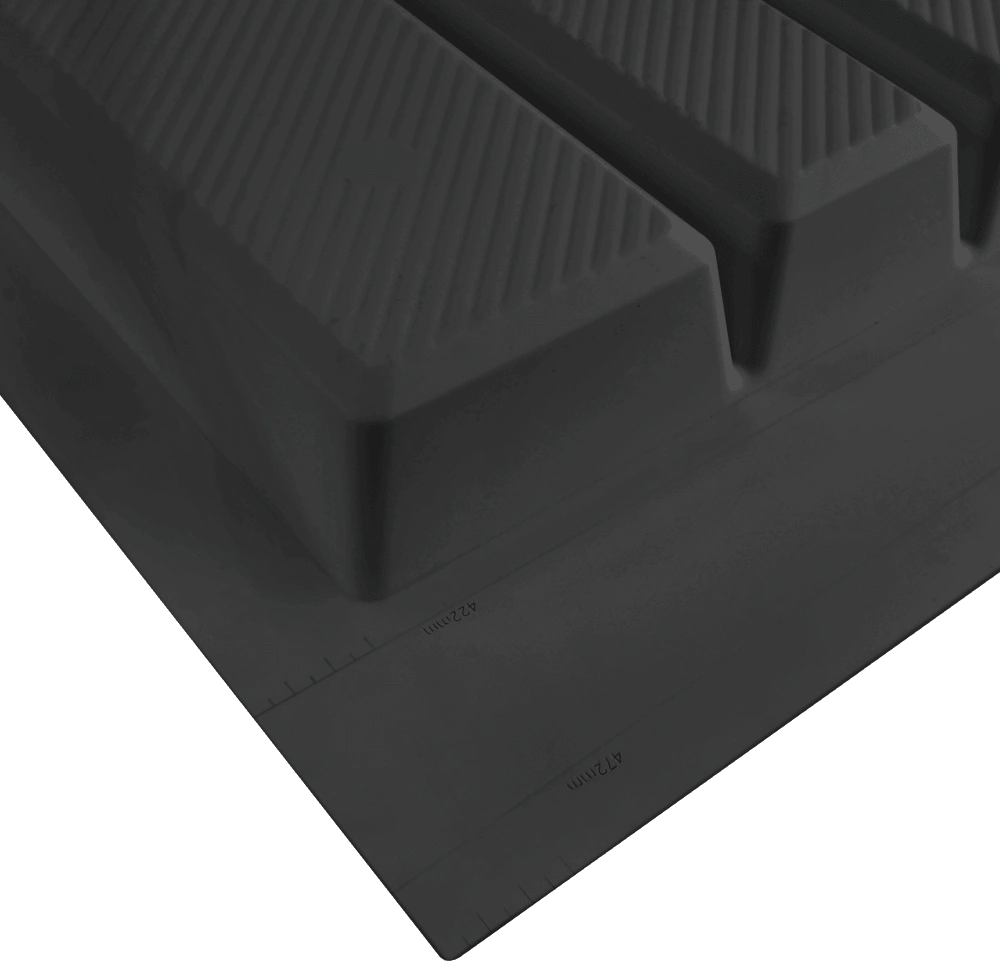 Лоток с индивидуальным делением на секции для рационального использования пространства изображение лотка с разделением на секции|