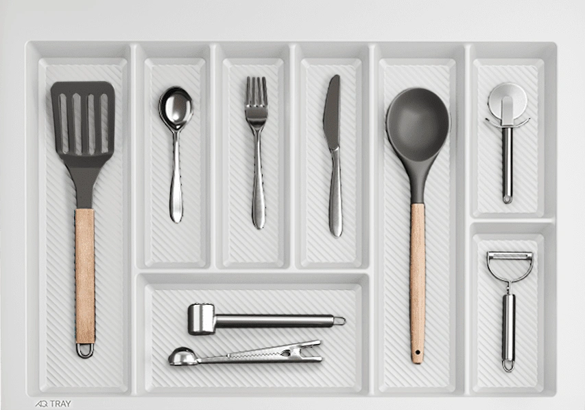 «Лоток-вкладыш для столовых приборов AQ TRAY 700, белый»