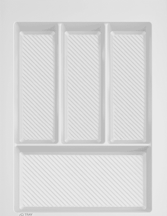 «Лоток-вкладыш для столовых приборов AQ TRAY 400, белый» «Лоток-вкладыш для столовых приборов AQ TRAY 400, белый»