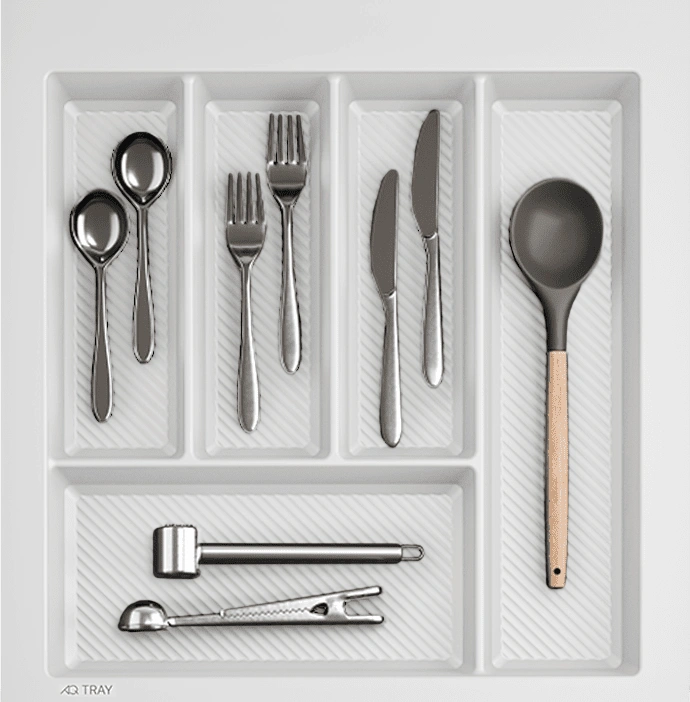«Лоток-вкладыш для столовых приборов AQ TRAY белый, купить в Минске»