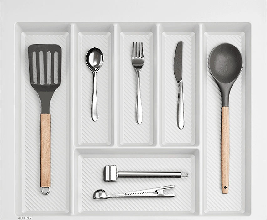 «Лоток-вкладыш для столовых приборов AQ TRAY, белый, 600 мм»