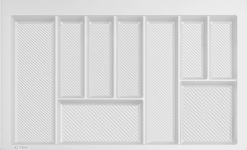 Диагональная ребристая поверхность дна лотка придаёт стильный вид и обладает противоскользящим эффектом изображение диагональной ребристой поверхности дна лотка|