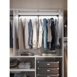 Пантограф масляный GTV 83/115 в модуль 875-1200 мм (серебро/черный)