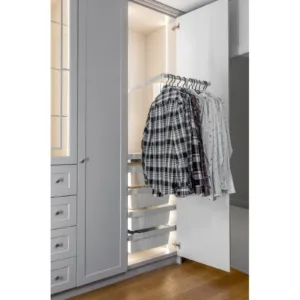 Пантограф масляный GTV 83/115 в модуль 875-1200 мм (серебро/черный)