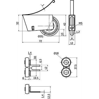 Раздвижная система «Сенатор» SENATOR закрытый усиленный, купить в Минске, цена в Беларуси