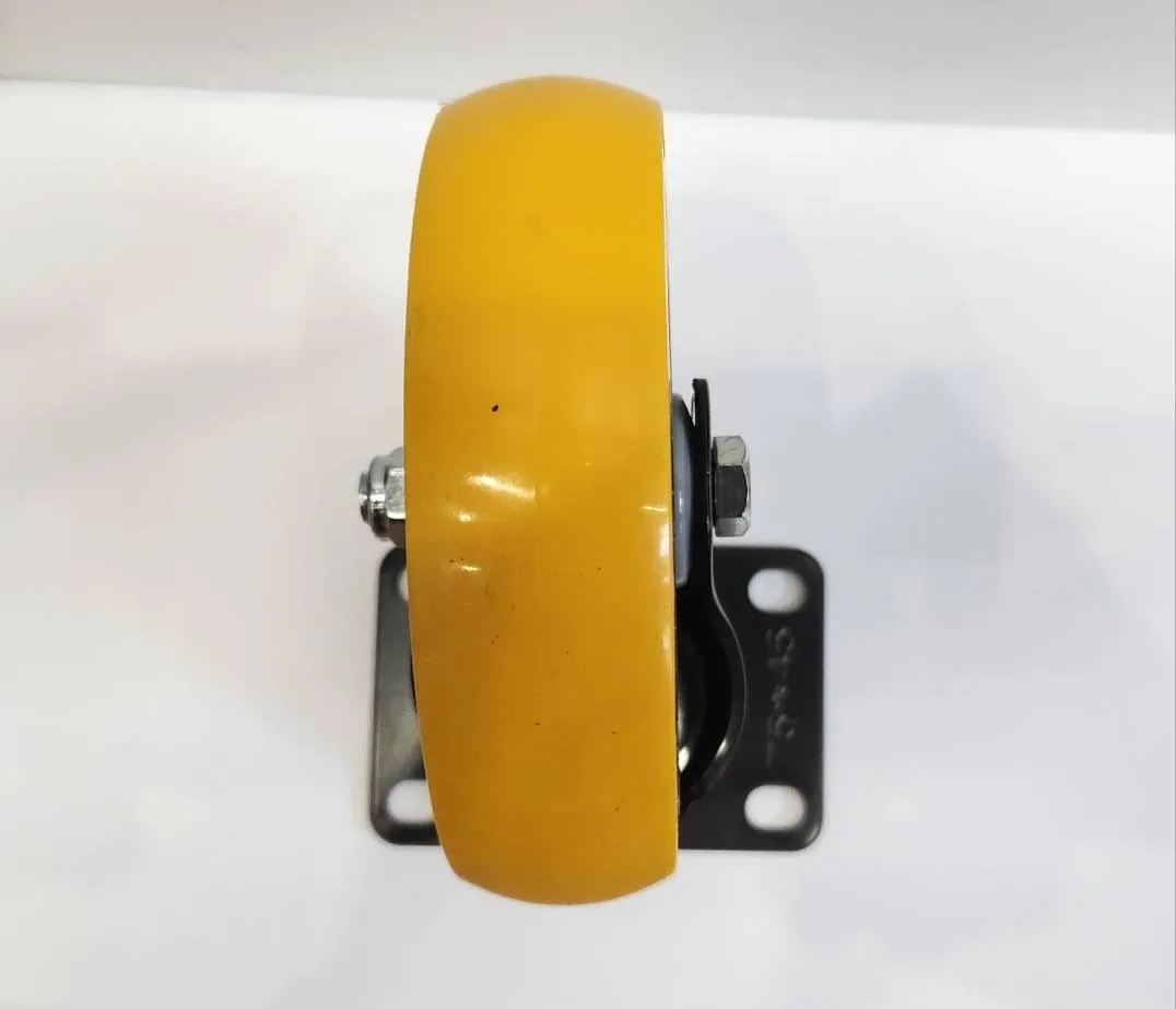 Колесо каучук Н-150, нагрузка до 150 кг, жёлтое, купить в Минске Колесо каучук Н-150, нагрузка до 150 кг, жёлтое, купить в Минске