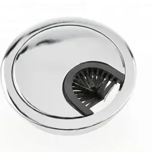 Пропуск для кабеля GTV д.80 металл хром