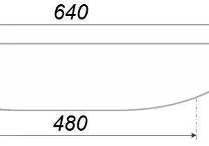 Мебельная ручка SKYLINE RS155HCP.4/480
