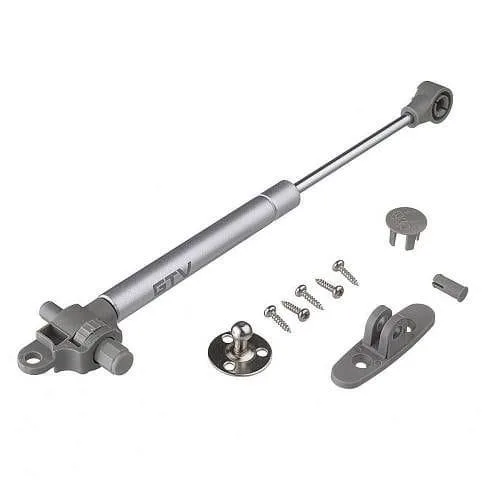 Фасад мебели с установленными амортизаторами GTV. Фасад с установленными амортизаторами