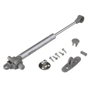 Газовый лифт мебельный GTV с доводчиком и регулировкой серый (100H)