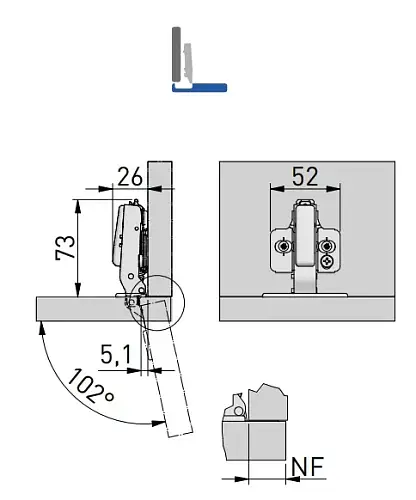Схема монтажа петли
