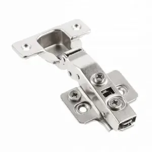 Петля GTV SILENTO PRO с доводчиком накладная c эксцентриковой регулировкой без еврошурупа с 3D регулировкой CLIPON