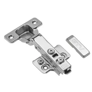 Петля GTV SOLID PLUS накладная с доводчиком с эксцентриковой регулировкой плеча и ответной планки без еврошурупа